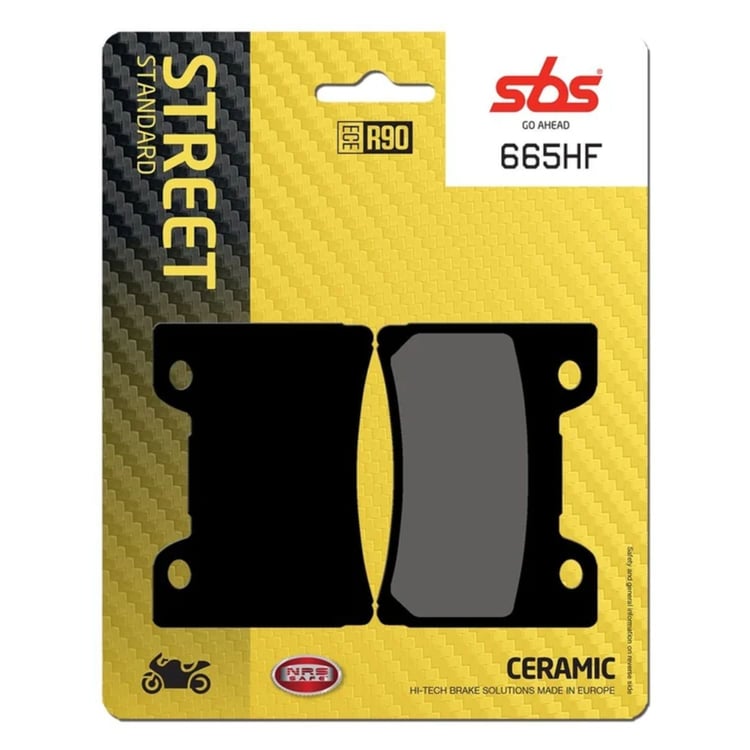 SBS Ceramic Front / Rear Brake Pads - 665HF