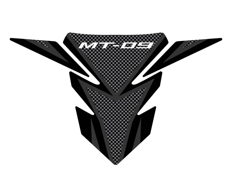 Yamaha MT-09 Black Tank Pad