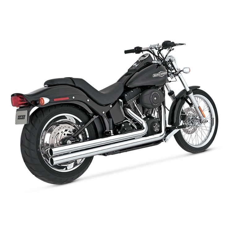 Vance & Hines Bigshot Softail 86-11 Chrome Long Full Exhaust System