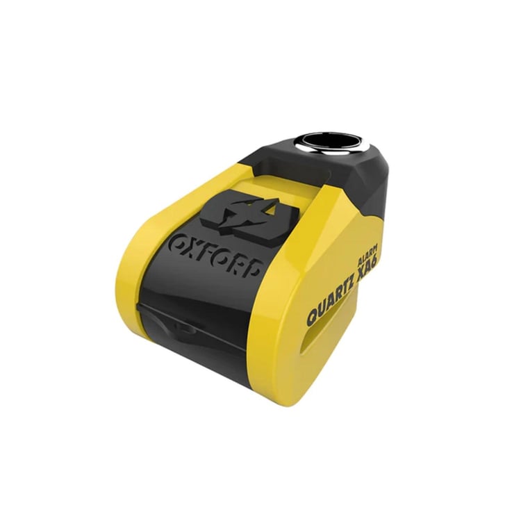 Oxford Quartz XA6 Yellow Alarm Disc Lock