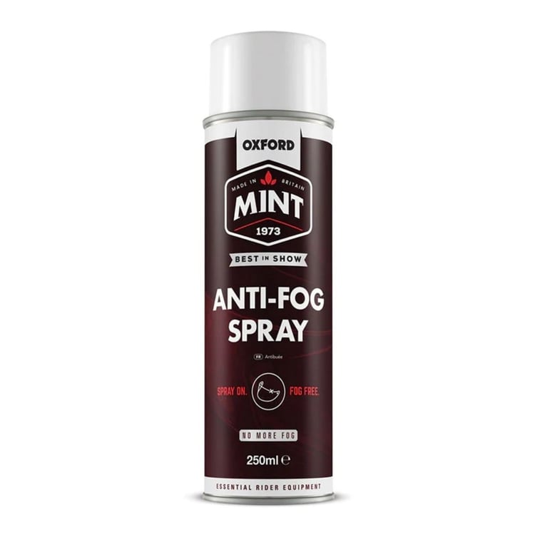 Oxford Mint 250ml Anti-fog Visor/Goggle Spray