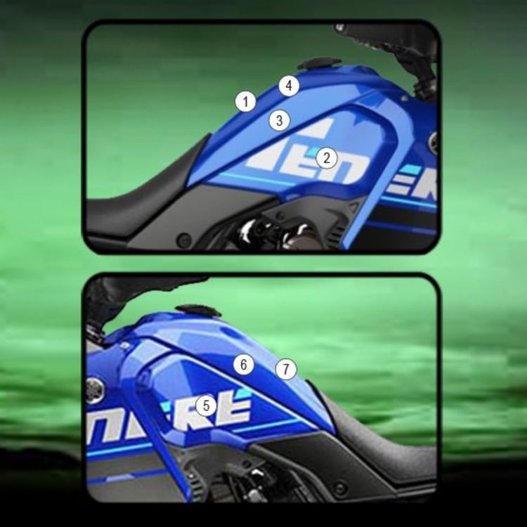 Eazi-Guard Yamaha Tenere 700 Gloss Tank Protection Film