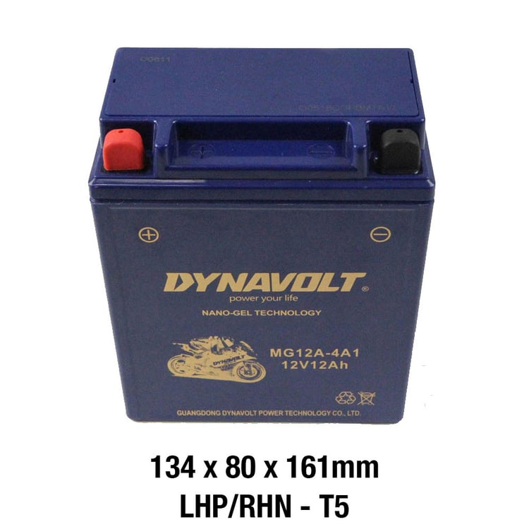 Dynavolt MG12A-4A1 / T5 Nano-Gel Battery