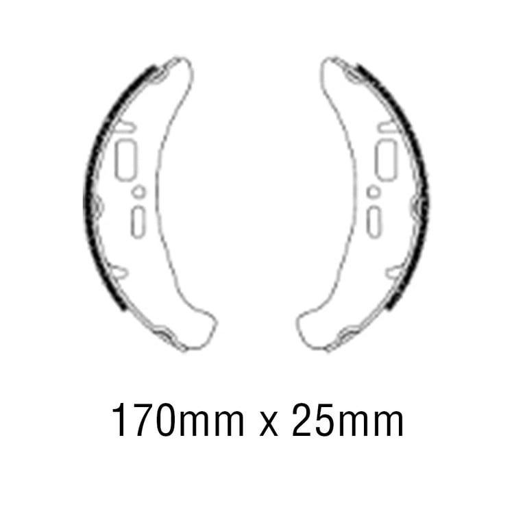 Ferodo FSB892EF Brake Shoe Set