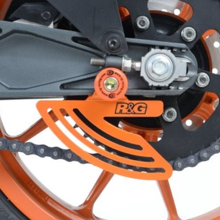 R&G KTM RC 125/200/390 OrangeToe Chain Guards