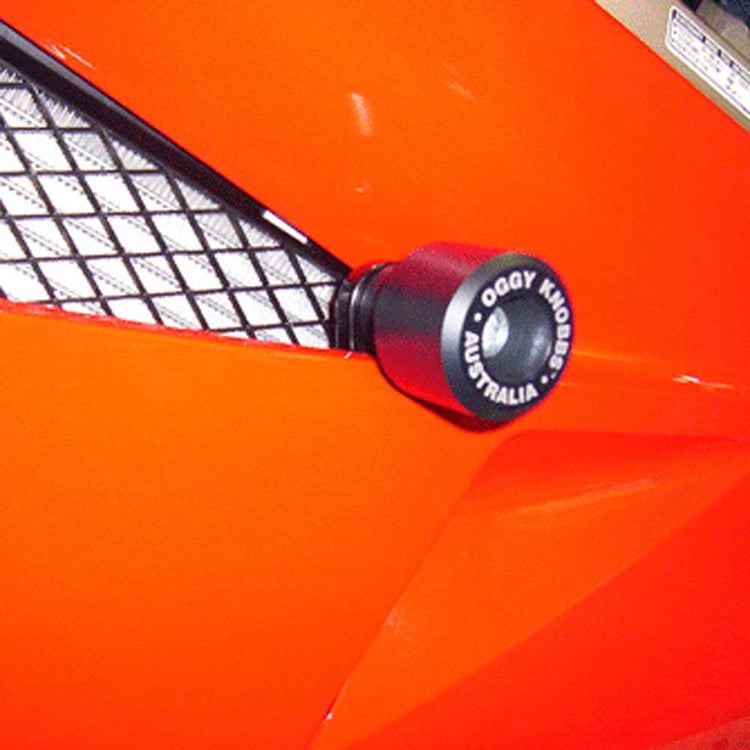 Oggy Knobbs Honda VFR800 02-13 Black Frame Slider Kit