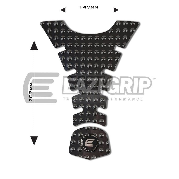 Eazi-Grip EVO H 147mm x 207mm Black Centre Tank Pad