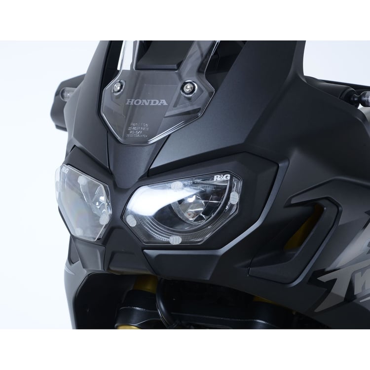 R&G Honda CRF1000L Africa Twin Clear Headlight Shields (Pair)