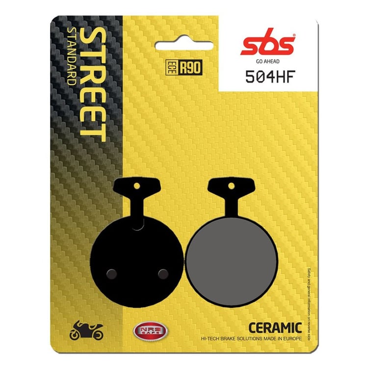 SBS Ceramic Front / Rear Brake Pads - 504HF