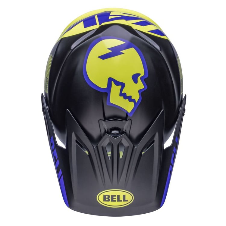 Bell 2022 Moto-9 Youth Mips Slayco Matte Black/Hi-Viz Yellow Helmet