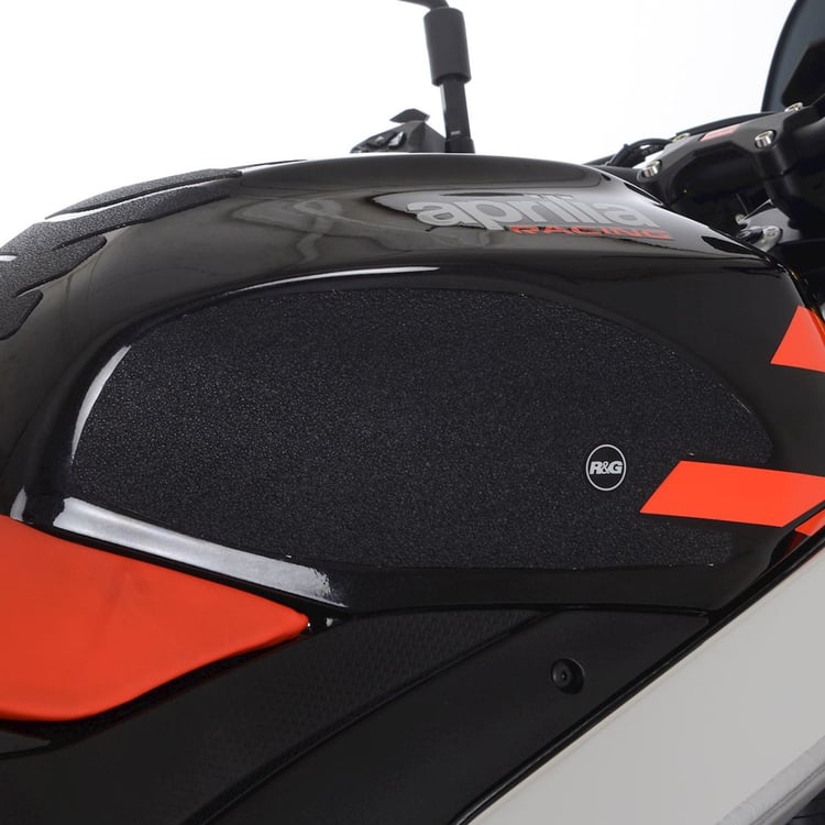 R&G Aprilia Tuono V4 1100 '21- Clear Tank Traction Grips