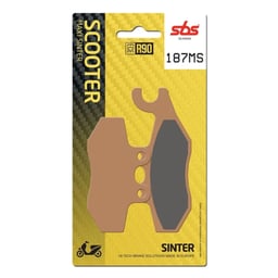 SBS Sintered Maxi Scooter Front Brake Pads - 187MS