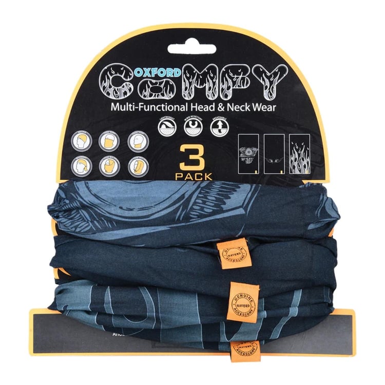 Oxford Comfy HD Graphics 3 Pack Neck Warmer