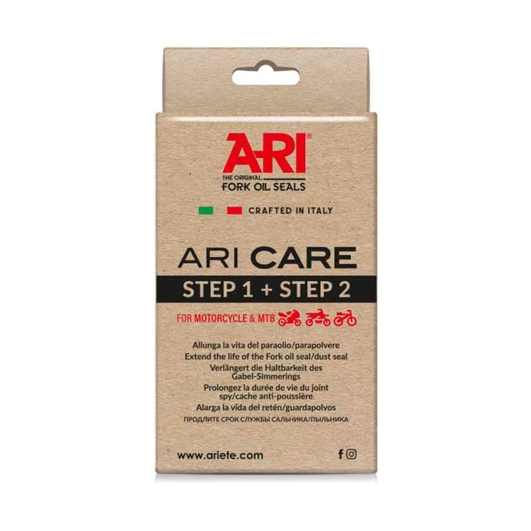 Ariete Ari Care STEP 1 + STEP 2 Fork and Dust Seal Treatment Kit