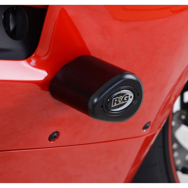 R&G Panigale V4/V4S/Speciale 18-19 White Aero Style Crash Protectors