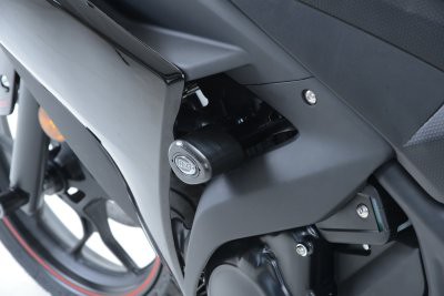 R&G Yamaha R25/R3 Black Race Aero Crash Protectors