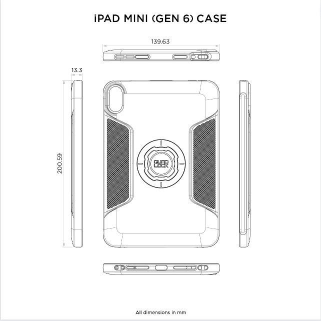 Quad Lock MAG iPad Mini 6 Case