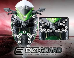 Eazi-Guard Kawasaki H2 SX Gloss Paint Protection Film