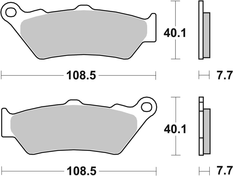 SBS Ceramic Front / Rear Brake Pads - 674HF