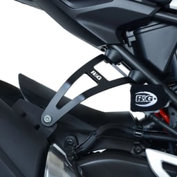 R&G Honda CB300R Black Exhaust Hanger & Footrest Blanking Plate