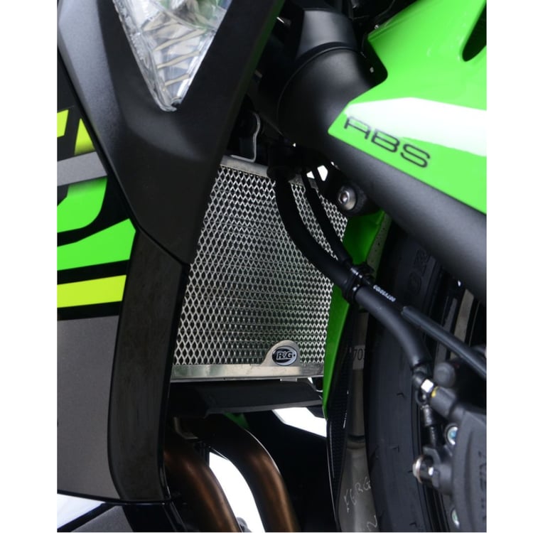 R&G Kawasaki Ninja 250/400/Z400/Z250 Titanium Radiator Guard