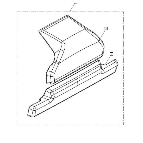 Triumph Tiger 800/1200 Backrest for Top Box