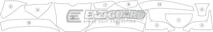 Eazi-Guard Honda CBR1000RR 2008 – 2011 Gloss Paint Protection Film