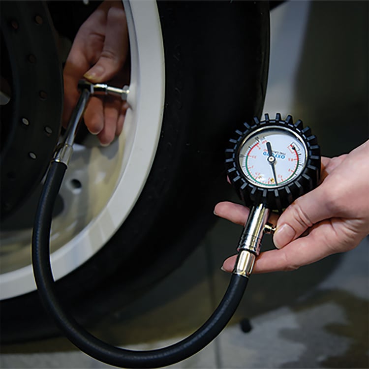 Oxford Analogue 0-60psi Tyre Pressure Gauge