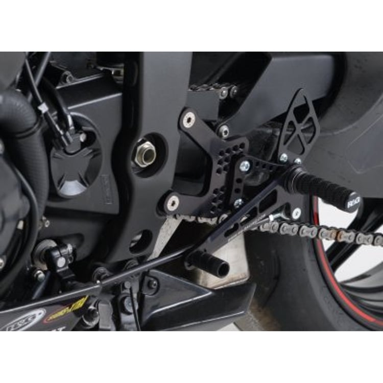 R&G Kawasaki ZX6R Adjustable Rearsets (RACE)