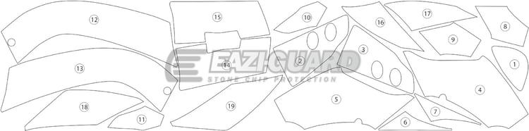 Eazi-Guard Ducati Panigale 899 1199 Matte Paint Protection Film
