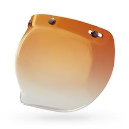 Bell Custom 500 3 Snap Bubble Amber Gradient Visor