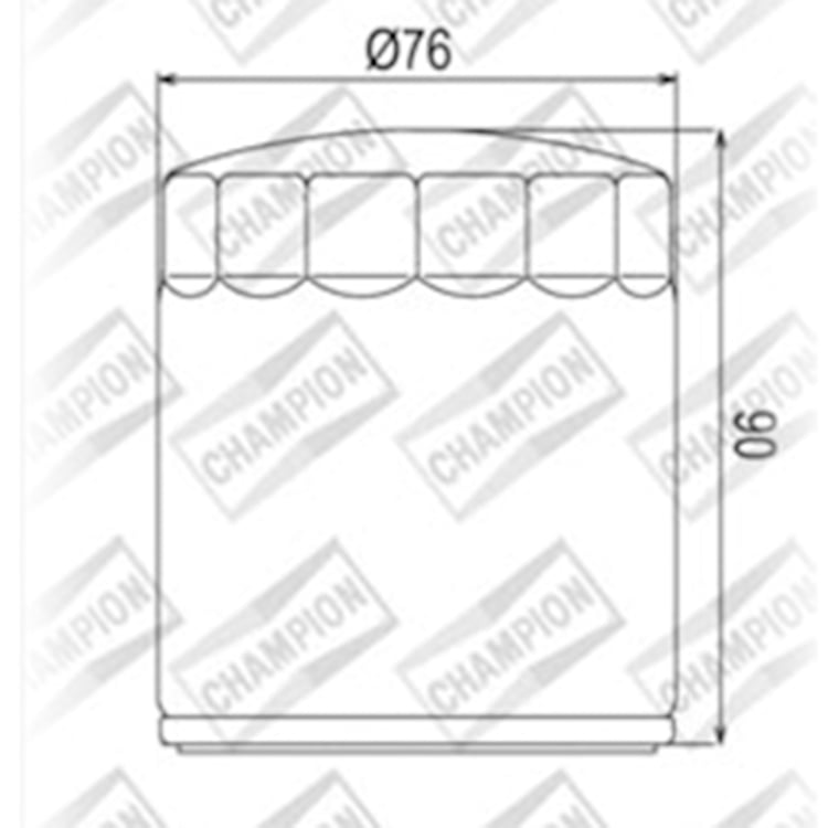 Champion COF451 (551) Oil Filter