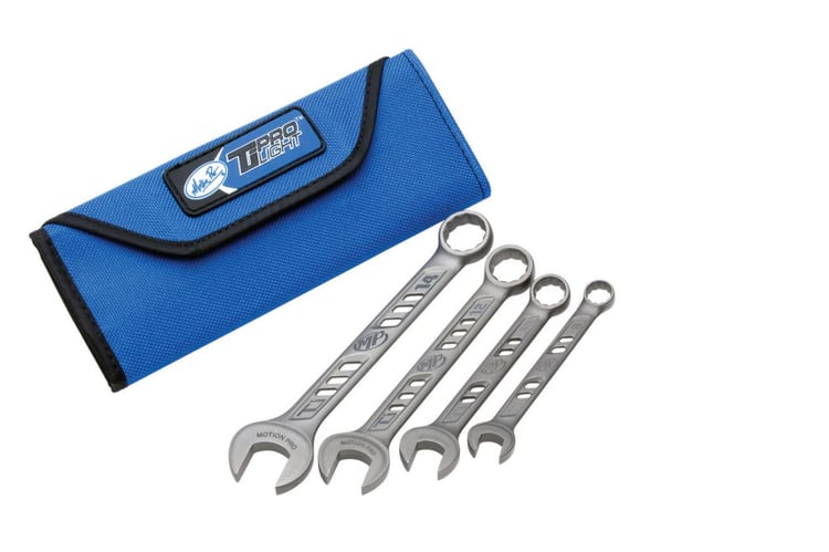 Motion Pro TiProlight Titanium Combination 4 PC Wrench Set