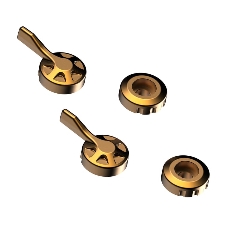 Evotech Performance Gold Brake & Clutch Lever Adjusters