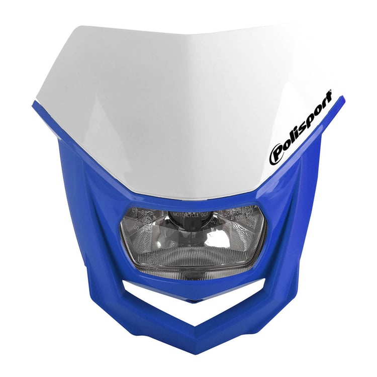 Polisport Halo Blue/White Headlight