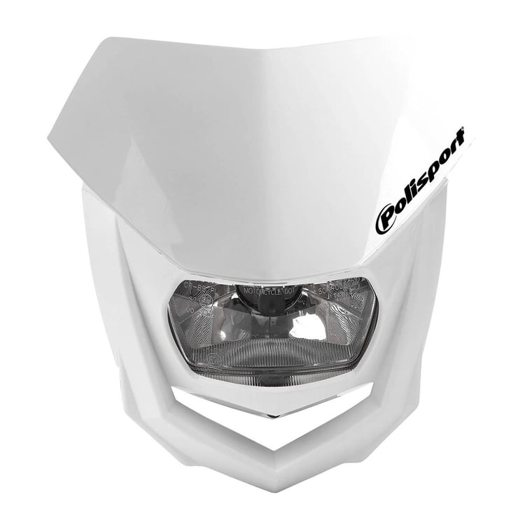 Polisport Halo White/White Headlight