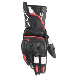 Alpinestars SP2 V3 Black/White/Fluro Red Gloves