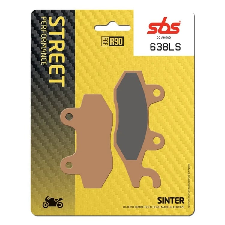 SBS Sintered Road Rear Brake Pads - 638LS
