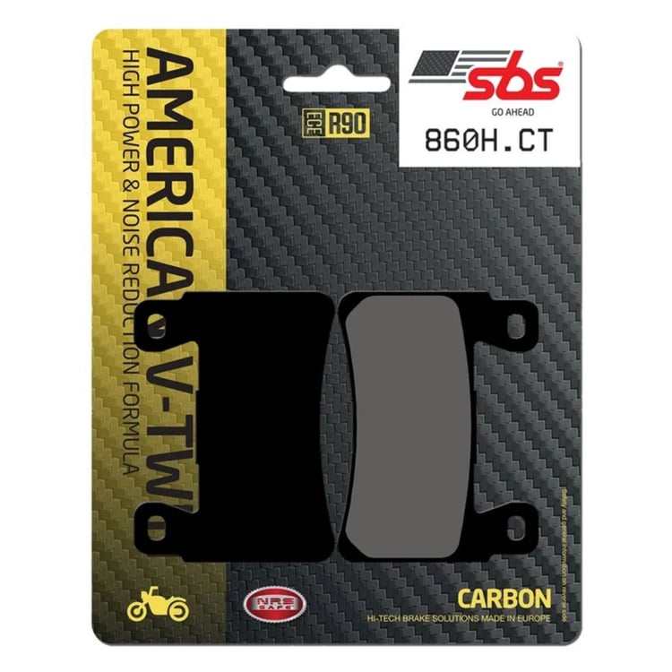 SBS HD Carbon Tech Road Front / Rear Brake Pads - 860H.CT