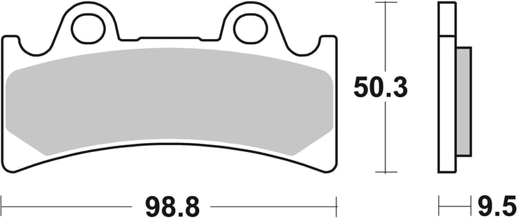 SBS Ceramic Front / Rear Brake Pads - 683HF