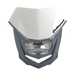Polisport Nardo Grey/White Halo Headlight