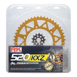 RK Lite Gold 13/50 Suzki RM-Z450 13-21 Chain and Sprocket Kit