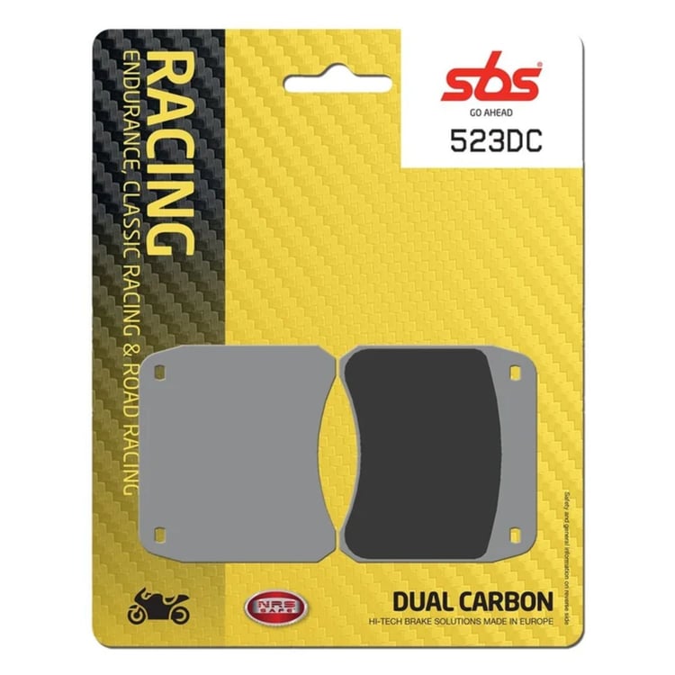 SBS Dual Carbon Racing Front Brake Pads - 523DC