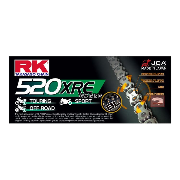 RK BL520XRE-120L Black Chain