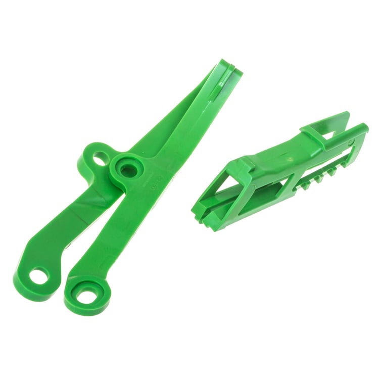 Polisport Kawasaki KX250F (09-16)/KX450F (09-15) Green Chain Guide & Slider Kit