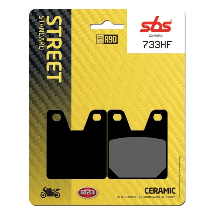 SBS Ceramic Front / Rear Brake Pads - 733HF