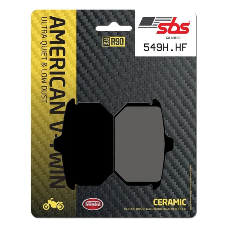 SBS HD Ceramic Front / Rear Brake Pads - 549H.HF