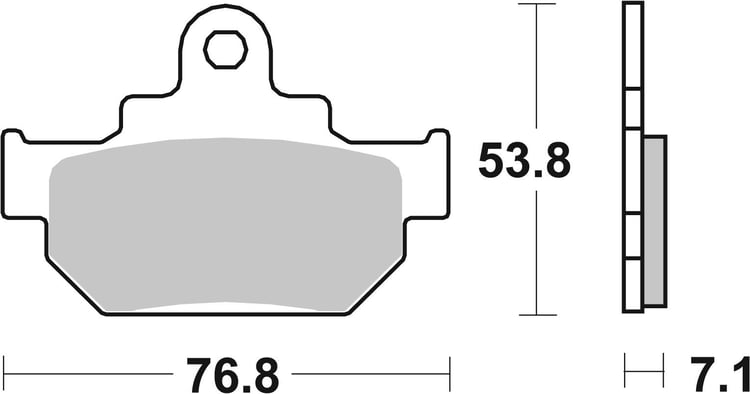 SBS Ceramic Front / Rear Brake Pads - 581HF