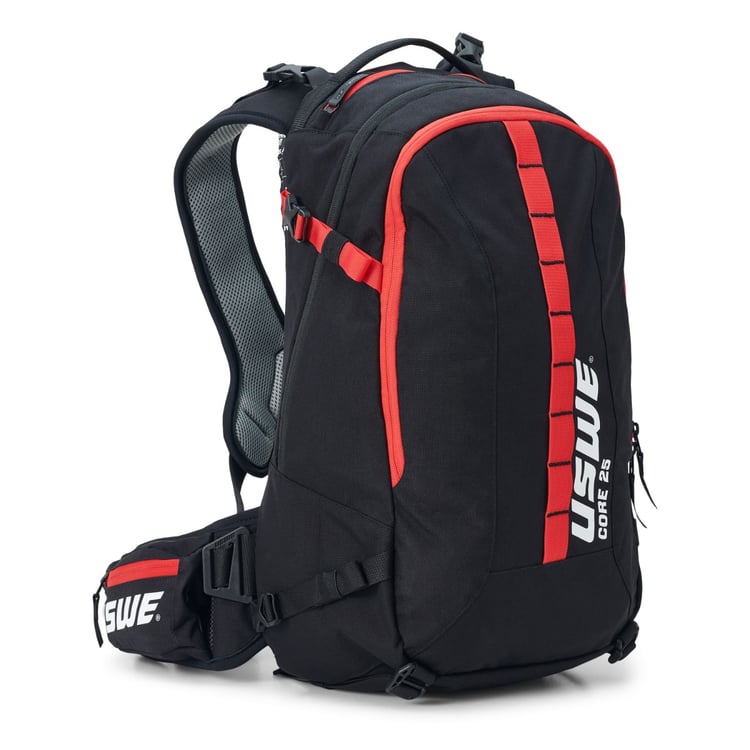 USWE Core 25L Black/Red Daypack