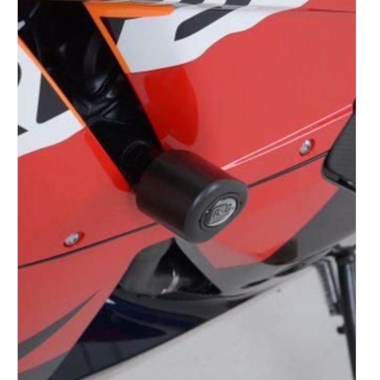 R&G Honda CBR600RR Black Aero Crash Protectors (No Cut)